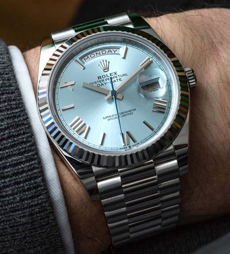 ddg rolex|rolex platinum day date 40.